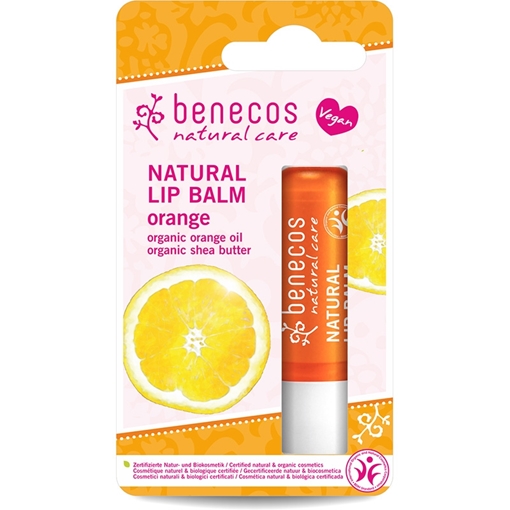 Picture of Benecos Benecos Natural Lip Balm, Orange 4.5g