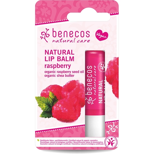 Picture of Benecos Benecos Natural Lip Balm, Raspberry 4.5g