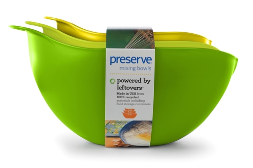 Picture of Preserve by Recycling Preserve by Recycling Mixing Bowls, 3-Pack Set