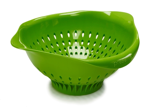 Picture of Preserve by Recycling Preserve by Recycling Colander - Large, Apple Green 3.5qt