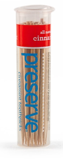 Picture of Preserve by Recycling Preserve by Recycling Flavoured Toothpicks, Cinnamint 24 Count