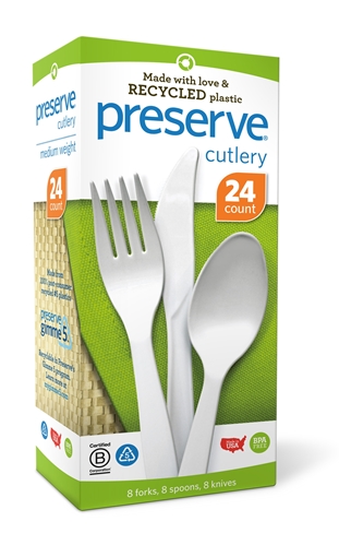 Picture of Preserve by Recycling Preserve by Recycling Weight Cutlery, Medium 24 Count