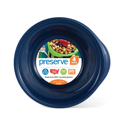 Picture of Preserve by Recycling Preserve by Recycling Everyday Bowl, Midnight Blue 470ml