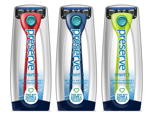 Picture of Preserve by Recycling Preserve by Recycling Shave 5 Razor System for Men, Single