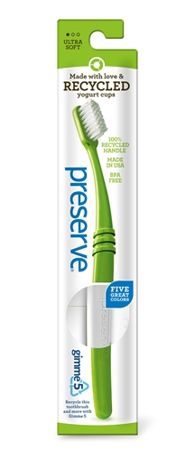 Picture of Preserve by Recycling Preserve by Recycling Toothbrush, Ultra Soft