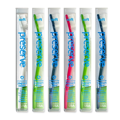 Picture of Preserve by Recycling Preserve by Recycling Toothbrush with Travel Case, Soft