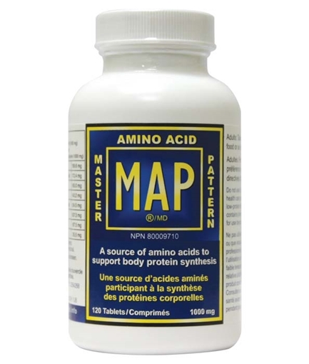 Picture of M.A.P. - Master Amino Acid Pattern Master Amino Acid Pattern 1000mg, 120 Tablets