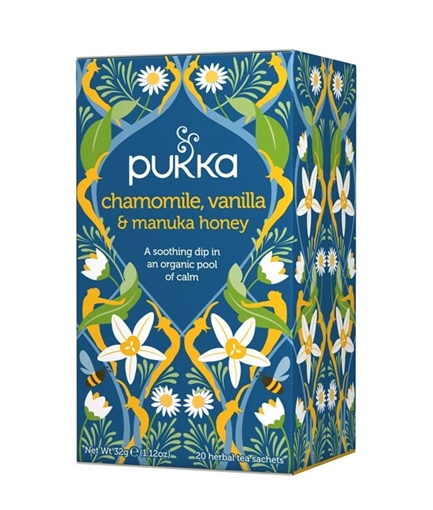 Picture of Pukka Teas Pukka Teas Chamomile Vanilla Manuka Honey Tea, 20 Bags
