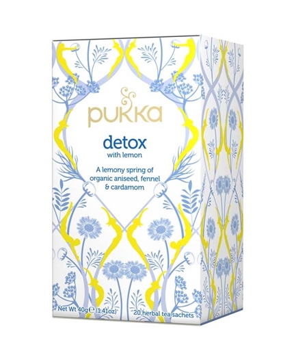 Picture of Pukka Teas Pukka Teas Detox with Lemon Tea, 20 Bags