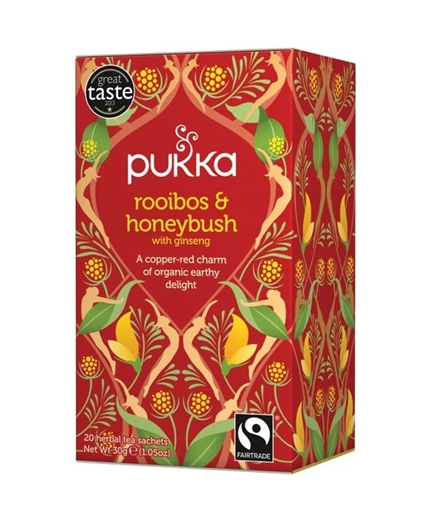 Picture of Pukka Teas Pukka Teas Rooibos & Honeybush with Ginseng Tea, 20 Bags