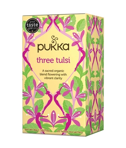 Picture of Pukka Teas Pukka Teas Three Tulsi Tea, 20 Bags