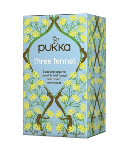 Picture of Pukka Teas Pukka Teas Three Fennel Tea, 20 Bags