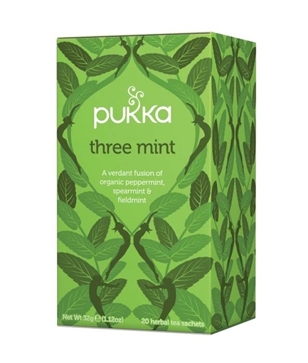 Picture of Pukka Teas Pukka Teas Three Mint Tea, 20 Bags
