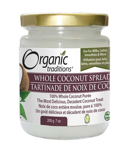 Picture of Organic Traditions Organic Naturals Whole Coconut Spread, 200g