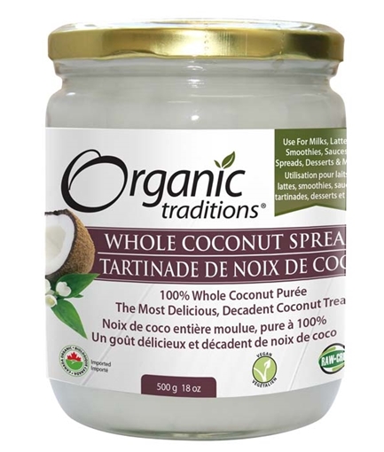 Picture of Organic Traditions Organic Naturals Whole Coconut Spread, 500g
