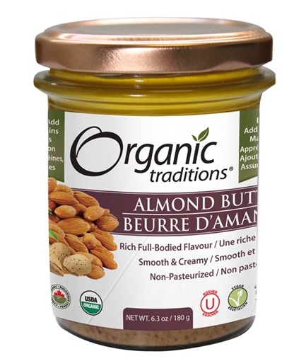 Picture of Organic Traditions Organic Traditions Almond Butter, Roasted 180g
