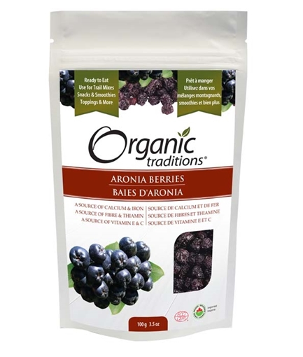 Picture of Organic Traditions Organic Traditions Aronia Berries, Dried 100g