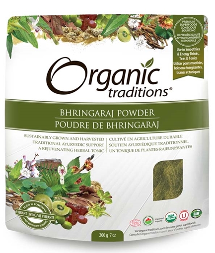Picture of Organic Traditions Organic Traditions Bhringaraj Powder, 200g