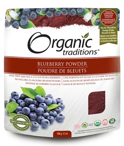 Picture of Organic Traditions Organic Traditions Blueberry Powder, 100g