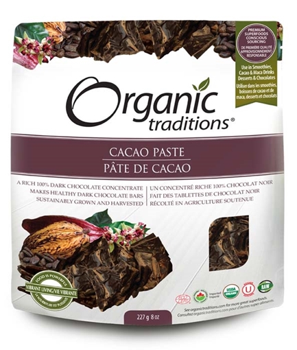 Picture of Organic Traditions Organic Traditions Cacao Paste, 227g