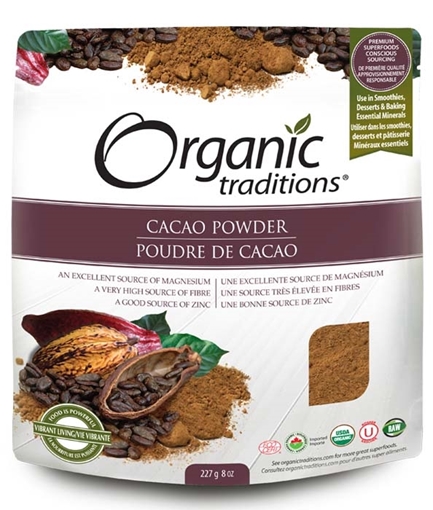 Picture of Organic Traditions Organic Traditions Cacao Powder, 227g