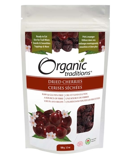 Picture of Organic Traditions Organic Traditions Dried Cherries, 100g