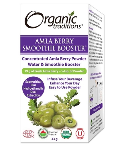 Picture of Organic Traditions Organic Traditions Smoothie Booster, Amla Berry 33g