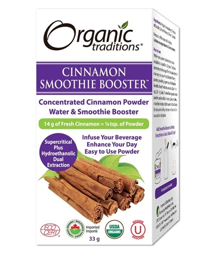 Picture of Organic Traditions Organic Traditions Smoothie Booster, Cinnamon 33g
