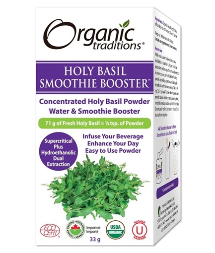 Picture of Organic Traditions Organic Traditions Smoothie Booster, Holy Basil 33g