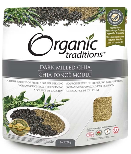 Picture of Organic Traditions Organic Traditions Chia, Dark Milled 227g