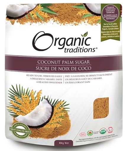 Picture of Organic Traditions Organic Traditions Coconut Palm Sugar, 454g