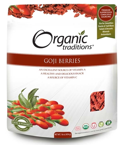 Picture of Organic Traditions Organic Traditions Goji Berries, 454g