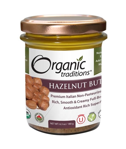 Picture of Organic Traditions Organic Traditions Hazelnut Butter, Roasted 180g