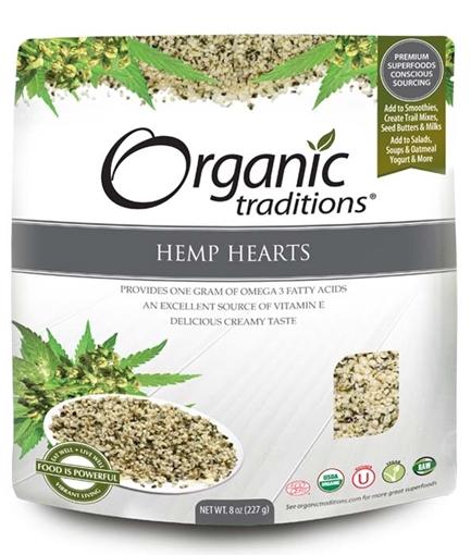 Picture of Organic Traditions Organic Traditions Hemp Hearts, 227g