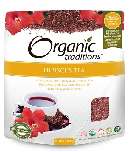 Picture of Organic Traditions Organic Traditions Hibiscus Tea, 200g