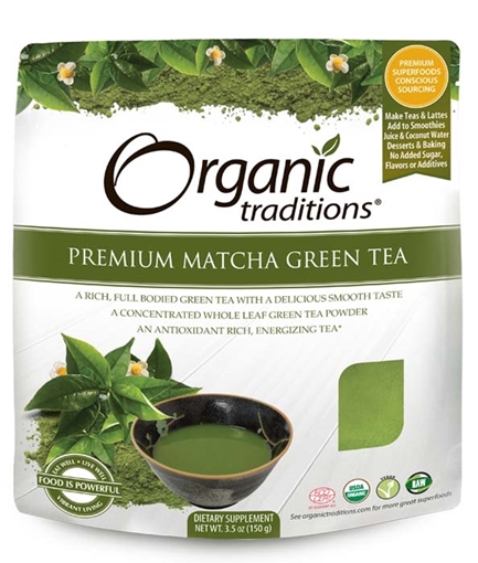 Picture of Organic Traditions Organic Traditions Matcha Tea, Premium 100g