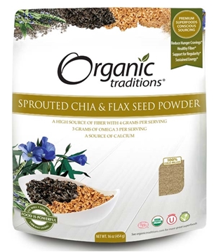 Picture of  Sprouted Chia & Flax Seed Powder, 454g