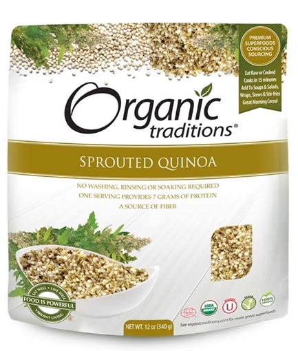 Picture of Organic Traditions Organic Traditions Sprouted Quinoa, 340g
