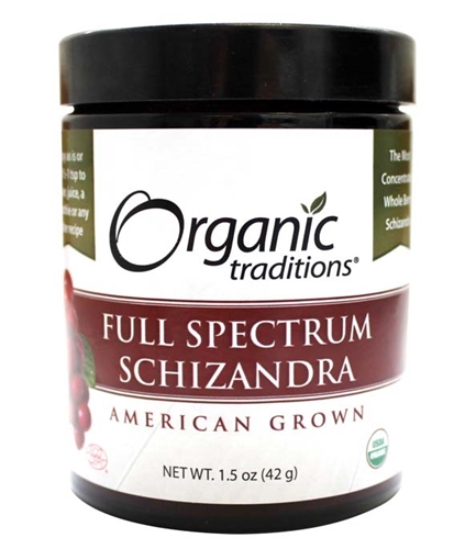Picture of Organic Traditions Organic Traditions Full Spectrum Schizandra Extract, 42g