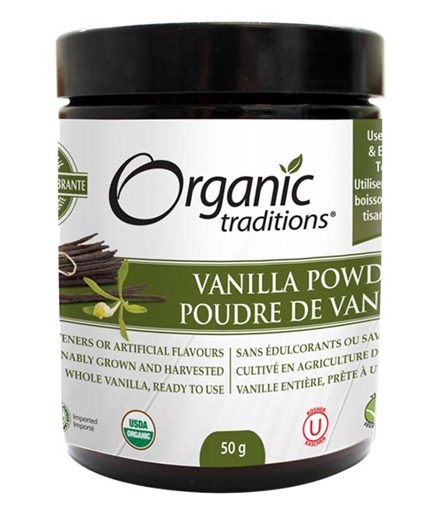 Picture of Organic Traditions Organic Traditions Vanilla Powder, 50g