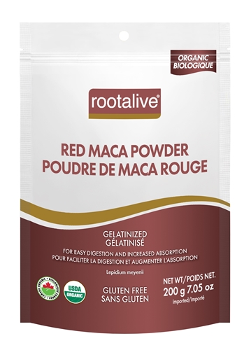 Picture of Rootalive Inc. Rootalive Organic Gelatinized Red Maca Powder, 200g