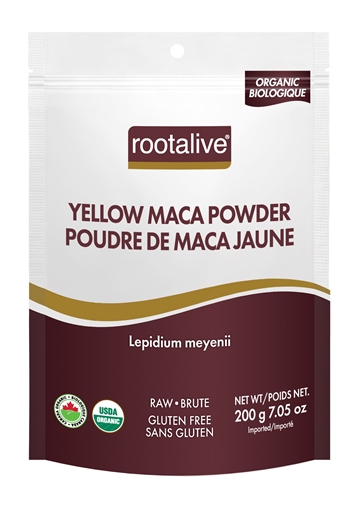 Picture of Rootalive Inc. Rootalive Organic Yellow Maca Powder, 200g