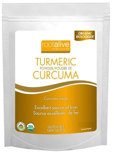 Picture of Rootalive Inc. Rootalive Organic Turmeric Powder, 100g