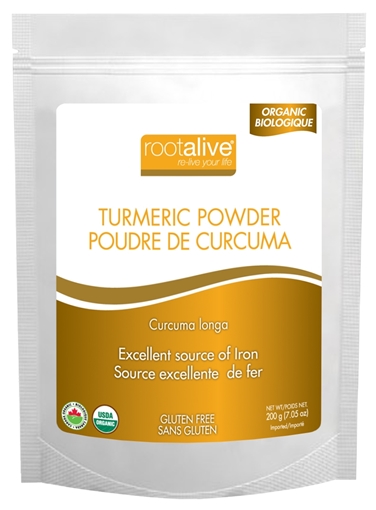 Picture of Rootalive Inc. Rootalive Organic Turmeric Powder, 454g