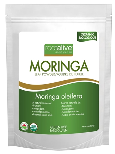 Picture of Rootalive Inc. Rootalive Organic Moringa Leaf Powder, 114g