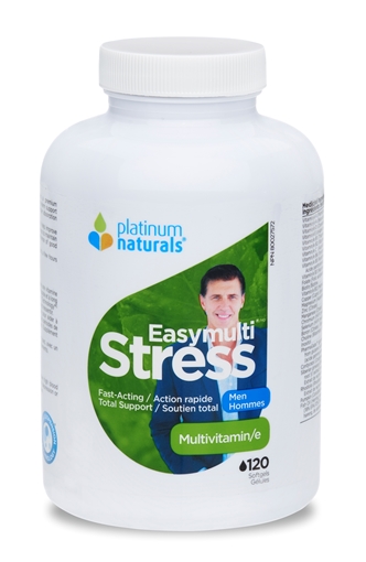 Picture of Platinum Naturals Easymulti Stress for Men, 120 Softgels