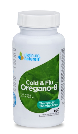 Picture of Platinum Naturals Platinum Naturals Oregano-8 Cold & Flu, 30 Capsules