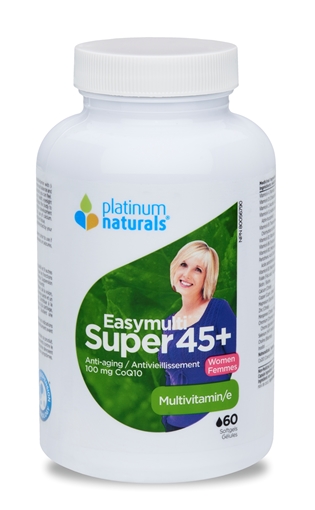 Picture of Platinum Naturals Platinum Naturals Super Easymulti 45+ for Women, 60 Softgels