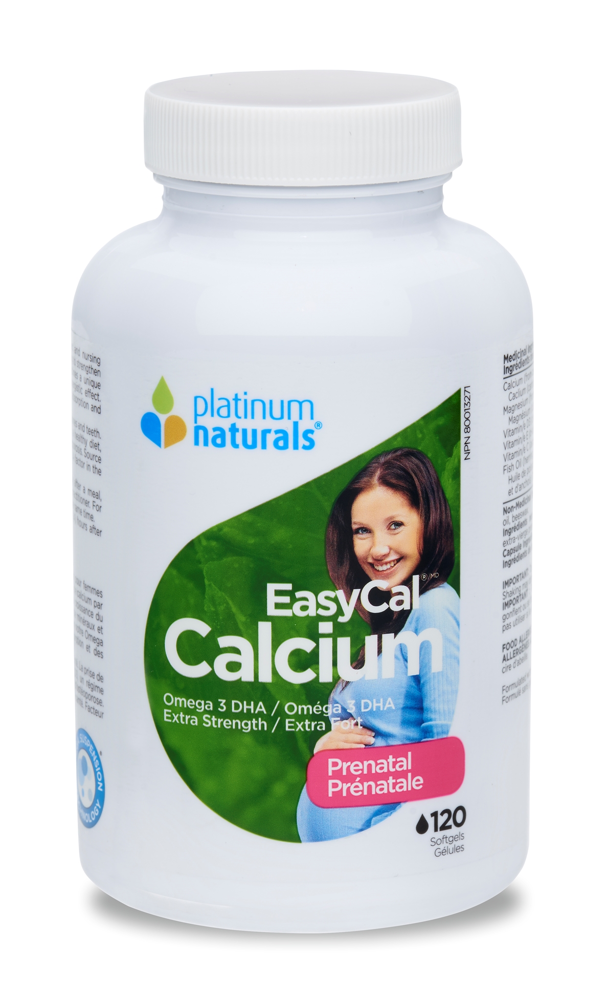Platinum Naturals Prenatal EasyCal Calcium, 120 Softgels