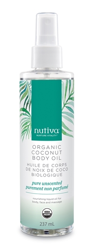 Picture of Nutiva Nutiva Coconut Body Oil, Pure Unscented 237ml